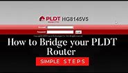 How to Bridge PLDT Router | huawei echolife HG8145V5 | HOO Basics