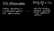 PDE | Finite differences: introduction