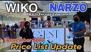 Price List Update December 2022, WIKO T50, T10, 10, T3, NARZO 50 Pro 5G, 50 5G, 50