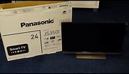 Panasonic TX24JS350 LED TV Unboxing and Setup
