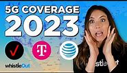 5G Coverage Maps in 2023 | AT&T vs T-Mobile vs Verizon