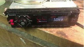 Sony CDX L600X Test Car Radio CD Player 4x52Watts