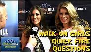 Darts Walk-on girls Daniella Allfree and Sammi Marsh Quick Fire Questions