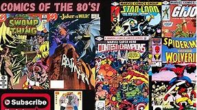 Comic Books of the 1980's! Join us Live as we discuss the awesome books of the 1980s!