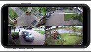 Security Camera System iPhone App View