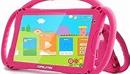 Kids Tablet 7 inch Toddler Tablet for Kids WiFi Android 32GB Tablet for Toddlers Kids Tablets Kids Learning Educational APP Pre-Installed YouTube Netflix Parental Control Kid-Proof Case (Red)