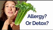 Celery Juice - Am I allergic or is it a detox reaction? Warning Signs, Alternatives, Allergy Tests