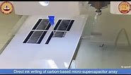Direct Ink Writing of Micro Supercapacitor Array