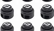 Heavy Duty Cord Locks - Double Hole Drawstring Stopper Fastener for No Tie Shoelaces and More