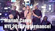 Mariah Carey Messed Up Performance - 2016 New Year's Eve