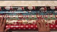 Christmas Wrapping Paper Galore from the 99 cent Store