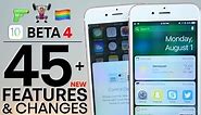iOS 10 Beta 4 - 45+ New Features & Changes Review!