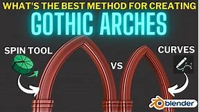 Gothic Arches in Blender - The best method