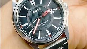 Casio Quartz Stainless Steel Black Dial MTP-E700D-1EVDF MTPE700D-1EVDF Men's Watch
