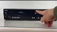 Sanyo VCR DVD Player Recorder Combo Model FWDV225F 4 Head VHS
