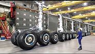 Inside Gigantic Airbus Landing Gear Manufacturing Assembly Line