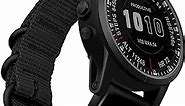 Nylon Watch Band 22mm,Compatible With Garmin Fenix 7 Pro/Fenix 5/5 Plus/Fenix 6/6 pro/Descent G1/Instinct/Forerunner 935 945/955/965/S60/S62/Epix 1 2 Pro Quickfit Watch Strap For Men-Black,22mm