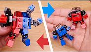 LEGO brick robot transformers tutorial - Combiners transformer mech - Super R&B