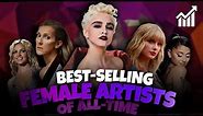 Best Selling Female Artists Of All Time | Hollywood Time | Madonna, Celine Dion, Taylor Swift, Adele