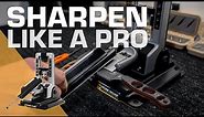 HOW TO SHARPEN ANY KNIFE IN MINUTES — WORK SHARP PROFESSIONAL PRECISION ADJUST SHARPENER