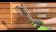 J HOOK Placement: Where and how to properly anchor your Dirt Locker® system with metal rebar.