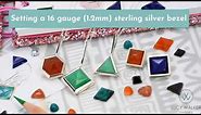 How to Set16 Gauge Sterling Silver Bezel | Jewellery Making Tips | Metalsmith Academy