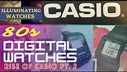 80s RETRO DIGITAL CASIO WATCHES - Rise of #Casio Part 2 including G-shock, Databank, F-15, Marlin