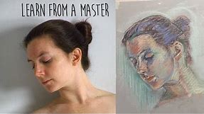PASTEL TECHNIQUE for COLOURFUL figure and portrait drawing - Degas tutorial