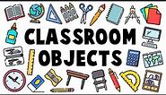 Classroom Objects in English | English Vocabulary
