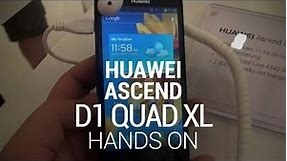 Huawei Ascend D1 Quad XL Hands-On