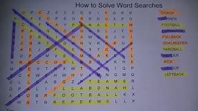 How to Solve a Word Search Puzzle Quickly - Tips, Tricks and Strategies - Step by Step Instructions