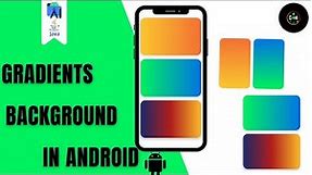 Gradients background in android studio||Gradients background with cardview||Android Tutorial-2020