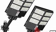 WaitScher Solar Street Light 1000W Outdoor Flood Light with APP 150000LM Waterproof Dusk to Dawn Motion Sensor Light 2 Packs