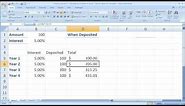 Finance Basics 4 - Calculating Annuities in Excel - Future Value for Annuities