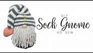 DIY No Sew Sock Gnome