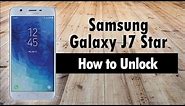 How to Unlock Samsung Galaxy J7 Star