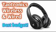 TaoTronics Wired & Wireless Budget Master Headphones Unboxing (BH028)