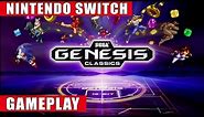 Sega Genesis (Mega Drive) Classics Nintendo Switch Gameplay
