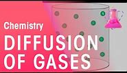 Diffusion of Gases | Properties of Matter | Chemistry | FuseSchool