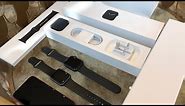 4K Unboxing Apple Watch Series 5 Space Gray Aluminum Case Sport Band 44mm