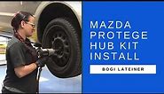 SKF hub kit install on Mazda Protegé