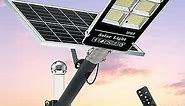 400W Solar Street Light Outdoor,40000LM 6000k Aluminum LED Parking Lot Lighting Dusk to Dawn with Remote Control,IP67 Waterproof Commercial Area Security Flood Lights for Garden,Pathway,Court,Yard