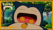 Snorlax Eats Everything! | Pokémon: Adventures in the Orange Islands | Official Clip