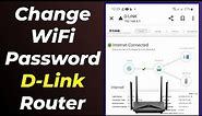 How to change WiFi Password Dlink Router in mobile - Sky tech