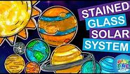 How Far is the Sun from the Planets? Solar System fun with our Stained Glass Kit - Playtime City
