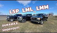 Which Duramax is BEST? L5P vs LML vs LMM 0-60 + Fuel Economy Test! (SURPRISING RESULTS)
