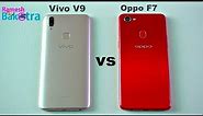 Oppo F7 vs Vivo V9 Speed Test and Camera Comparison