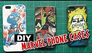 3 EASY Marvel DIY Superhero Phone Cases #Superhero #ComicBook