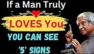 5 Signs Of MAN'S True Love: Are You Experiencing Them?🤔