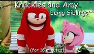 Knuckles and Amy being Siblings™ for 16 Minutes (ReUpload)
